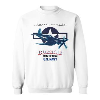 Ww2 Vintage F4u Corsair Navy Warbird Sweatshirt - Monsterry DE