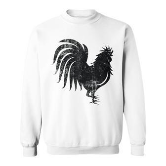 Year Of The Rooster Horoscope Vintage Distressed Sweatshirt - Monsterry