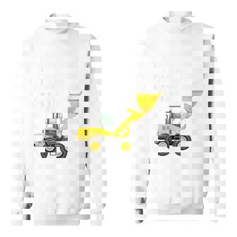 Youth 3Rd Birthday Boy Bulldozer Construction Digging 3 Sweatshirt - Thegiftio