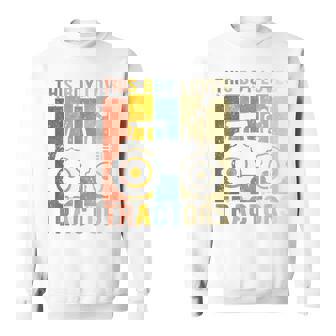 Youth This Boy Loves Tractors Boys Tractor Sweatshirt - Thegiftio
