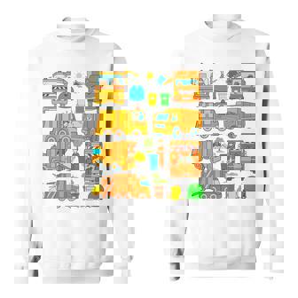 Youth Waste Rubbish Collection Vehicle Garbage Truck Boy Trash Car Sweatshirt - Thegiftio UK