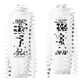 Zodiac Libra Birthday Legendary Since 1960 Sweatshirt - Thegiftio UK