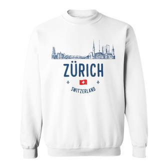 Zürich Schweiz Swiss Travel Sweatshirt - Geschenkecke