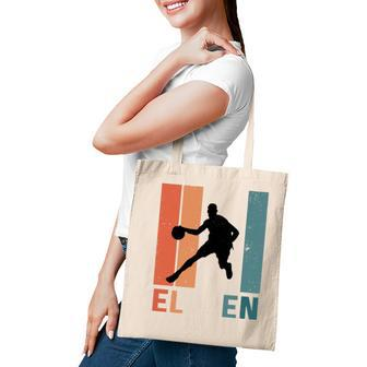 11Th Birthday Retro Basketball Lovers Boys Kids 11 Years Old Tote Bag - Seseable
