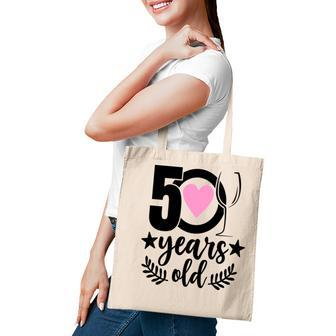50Th Birthday Gift Happy Birhtday 50 Years Old Tote Bag - Seseable
