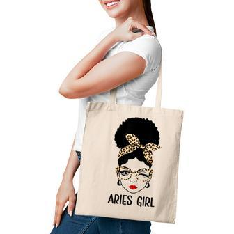 Aries Queen Its My Birthday Leopard Aries Girl Tote Bag - Seseable