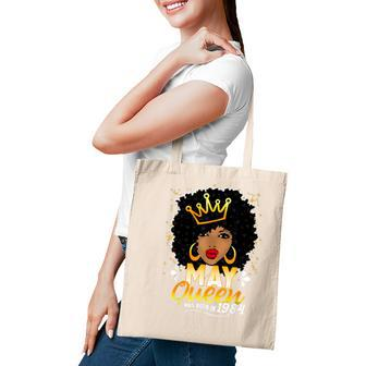 Black Queen May 1984 36Th Birthday Girl Women 36 Years Old Tote Bag - Seseable