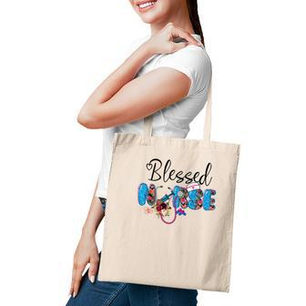 Blessed Nurse Life Great Gift For Human New 2022 Tote Bag - Seseable