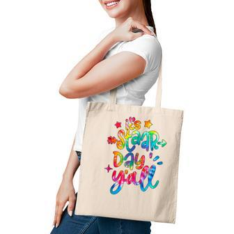 Colorful Its Staar Day Yall Test Day Testing Day Tote Bag - Seseable