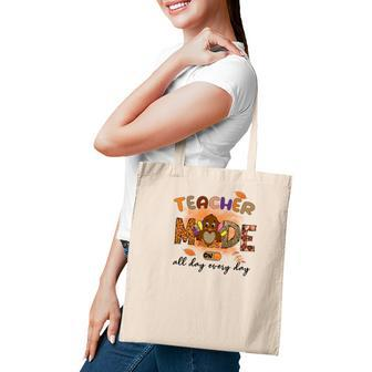 Fall Teacher Mode On All Day Every Day Tote Bag - Seseable