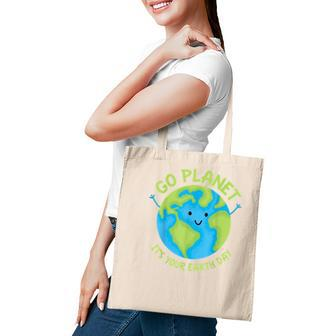 Go Planet Its Your Birthday Kawaii Cute Earth Day Boys Girls Tote Bag - Seseable