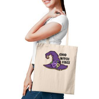 Halloween Witch Vibes Good Witch Vibes Custom Tote Bag - Seseable