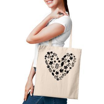 Heart Leaves Fall Season Gift Tote Bag - Seseable