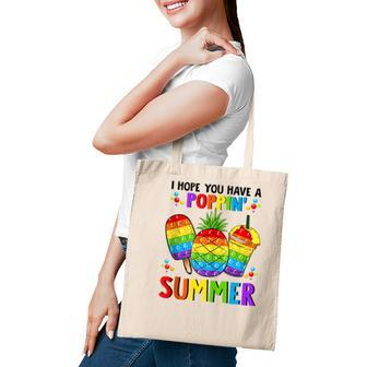 I Hope You Have A Poppin Summer Pop It Last Day Of School Tote Bag - Seseable