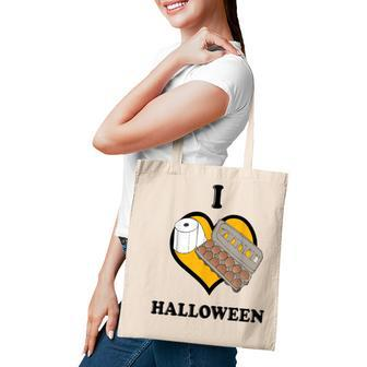 I Love Halloween Funny Meme Instant Costume Quarantine Tote Bag - Seseable