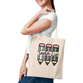 Life Of Teachers Are Associated With Pens And Books Tote Bag - Seseable