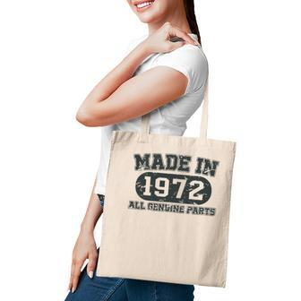 Made In 1972 50 Years Old Bday Men Women 50 Birthday Tote Bag - Seseable