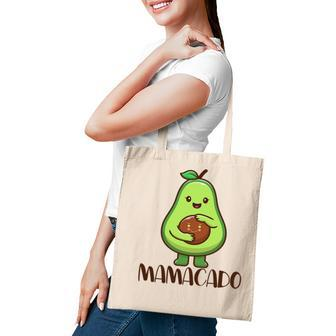 Mamacado Is Smiling Funny Avocado Tote Bag - Seseable