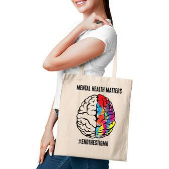Mental Health Matters Design To Support Mental Illness Tote Bag - Seseable