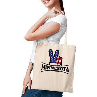 Minnesota Home State Retro Vintage 70S 80S Style Tote Bag - Seseable