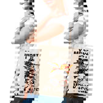 My Body My Choice Pro Choice Messy Bun Us Flag 4Th Of July Tote Bag | Seseable CA