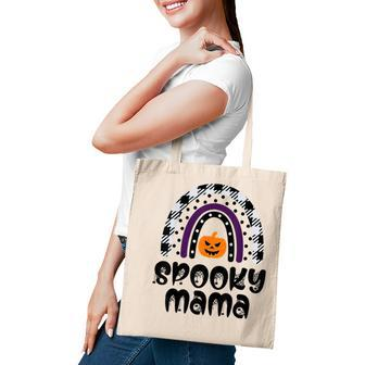 One Spooky Mama Funny Family Halloween Costume Matching Gift Tote Bag - Seseable