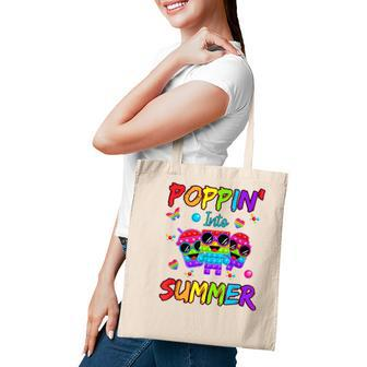 Poppin Into Summer Last Day Of School Fidget Teacher Student Tote Bag - Seseable