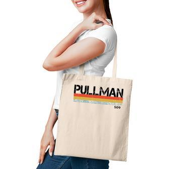 Pullman Vintage Retro Stripes Tote Bag - Seseable