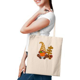 Pumpkin Patch Hay Rides Corn Maze Fall Gnomes Tote Bag - Seseable