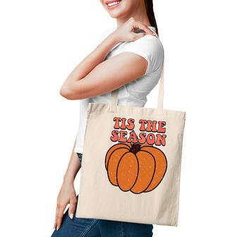 Pumpkin Tis The Season Fall Tote Bag - Seseable