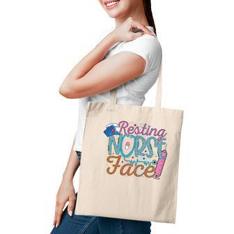 Resting Nurse Graphics Face Id New 2022 Tote Bag - Seseable