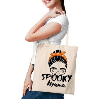 Spooky Mama Humor Mom Halloween Party 2021 For Mother Tote Bag - Seseable
