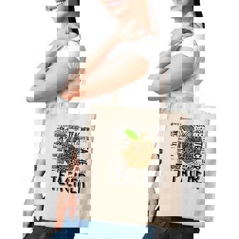 Teachers Are The Owners Of The Apple Of Knowledge Tote Bag - Seseable