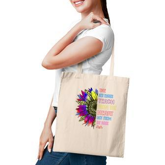The Best Teacher Teach From The Heart Not From The Book Tote Bag - Seseable