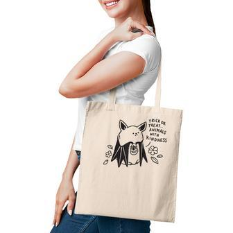 Trick Or Treat Animals With Kindness Halloween Costume Tote Bag - Seseable