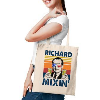 Us Drink Richard Mixin 4Th Of July Independence Day Vintage Tote Bag - Seseable