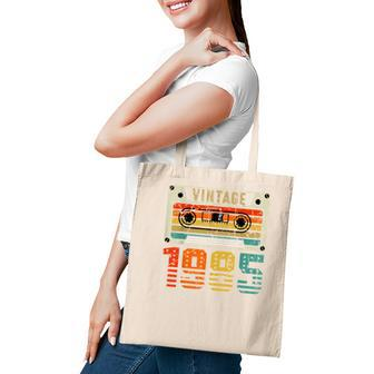 Vintage 1985 Funny 37 Years Old Men And Women 37Th Birthday Tote Bag - Seseable