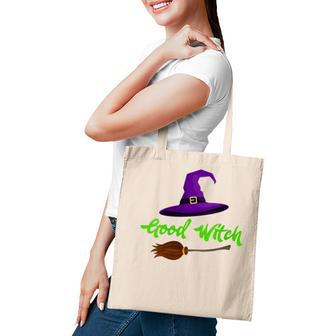Womens Good Witch Halloween Trick Or Treat Tote Bag - Seseable