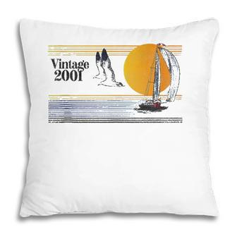 20Th Birthday 2001 20 Years Old Vintage Retro Classic Best Pillow - Seseable