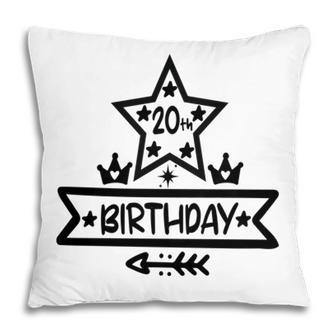 20Th Birthday Is An Importtant Milestone For People Were Born 2002 Pillow - Seseable