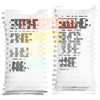 35Th Birthday Gifts 35 Years Old Legend Since June 1986 Ver2 Pillow - Seseable