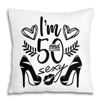 50Th Birthday Gift I Am Fifty New Birthday Pillow - Seseable