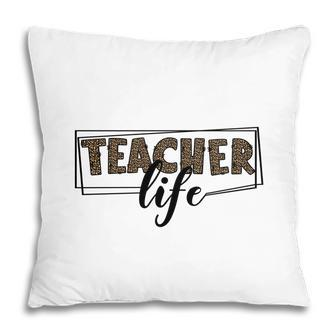 A Teacher Life Is A Useful Book Because It Doesnt Contain Much Knowledge Pillow - Seseable