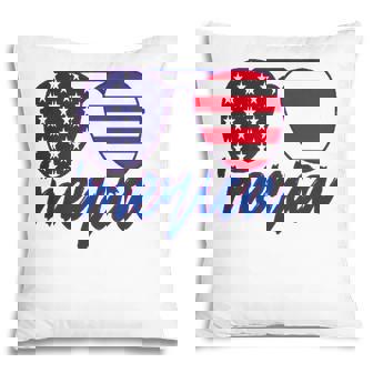 American Flag Sunglasses America Patriotic Design Pillow - Seseable