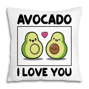 Avocado I Love You So Much Love Funny Avocado Pillow - Seseable
