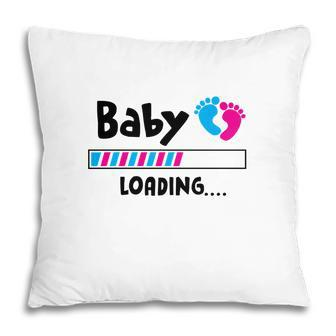 Baby Loading Baby Gender Reveal Party Foot Pillow - Seseable