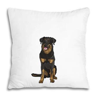 Beauceron Friend For Life Dog Lover Friendship Pillow - Seseable