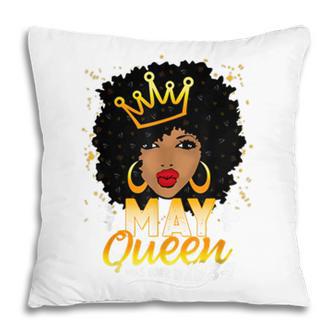 Black Queen May 1984 36Th Birthday Girl Women 36 Years Old Pillow - Seseable