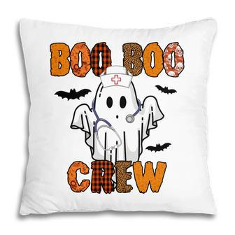 Boo Boo Crew Funny Cute Halloween Nurse Gifts Pillow - Seseable