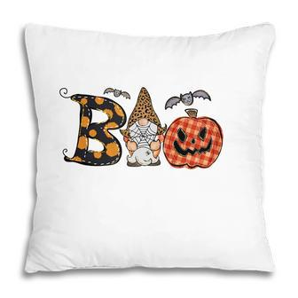 Boo Creww Gnomes Leopard Funny Halloween Pillow - Seseable